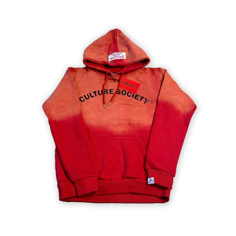 Red CS “Acid Wash” hoodie